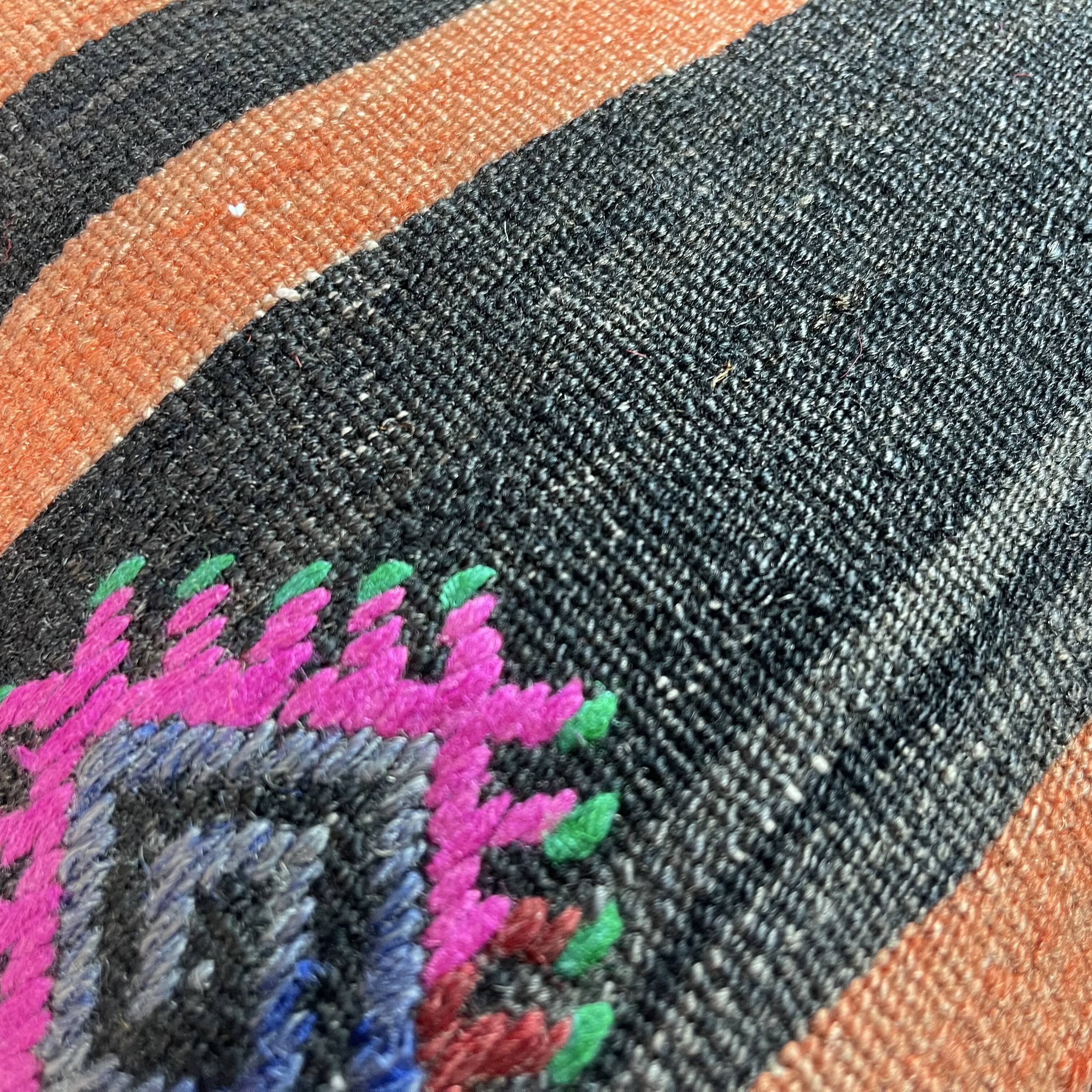 Vintage turkish handmade cushion cover , 30 x 50 cm