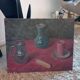 Tableau huile . Nature morte au biscuit