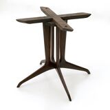 Vintage Coffee Table by Guglielmo Ulrich with an Oval Marble Top, Italy