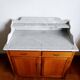 Art Deco marble bathroom cabinet