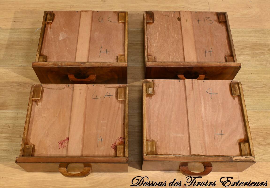 Meuble Vitré Rurka en Ronce de Noyer, Art Déco – 1940