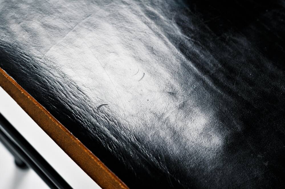 Black modernist design lounge set by Jan van Opzeeland in leather and steel bar, Netherlands, 1980s