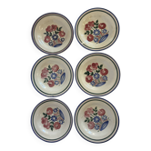 Flowered deep plates