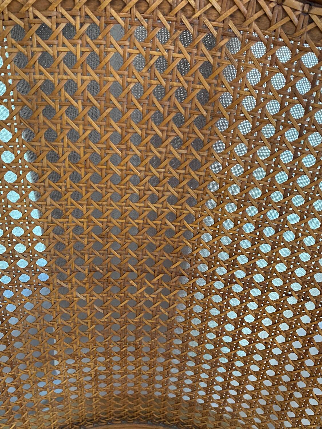 Louis XV style caned armchair