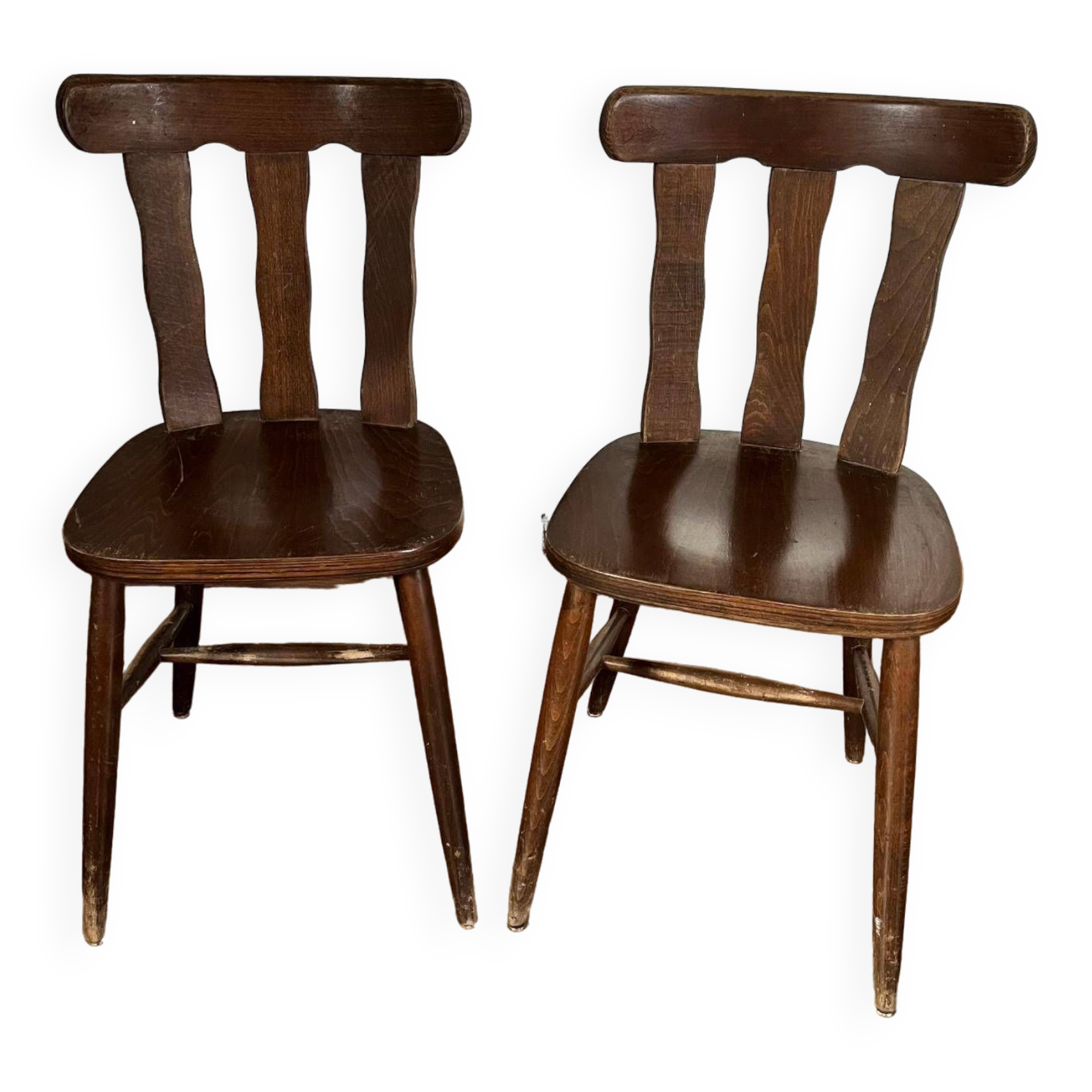 Pair of bistro chairs