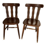 Pair of bistro chairs