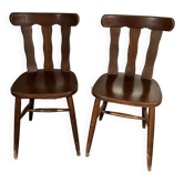 Paire de chaises bistrot