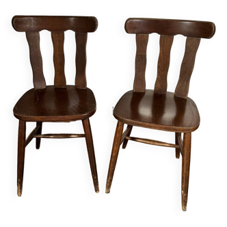 Paire de chaises bistrot