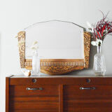 Miroir bois art déco
