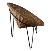 Vintage basket chair