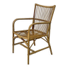 Vintage rattan armchair 70's