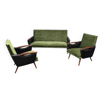 Mid Century Modern Sofa and 2 Chairs