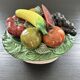 Fruit terrine in a fruit coulis