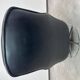 Black leather wingback swivel chair by PeeM