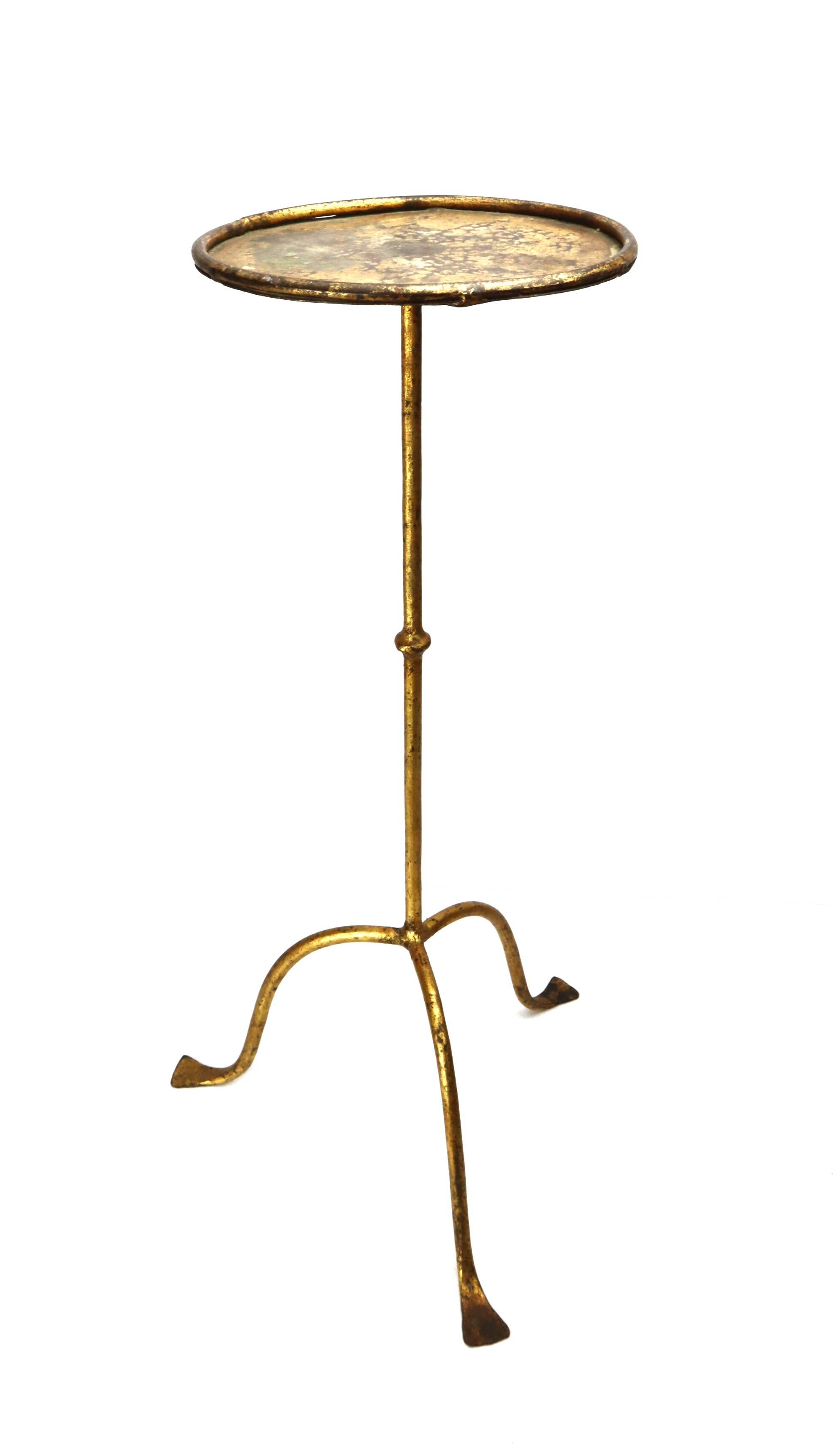 Golden metal Martini table 1950