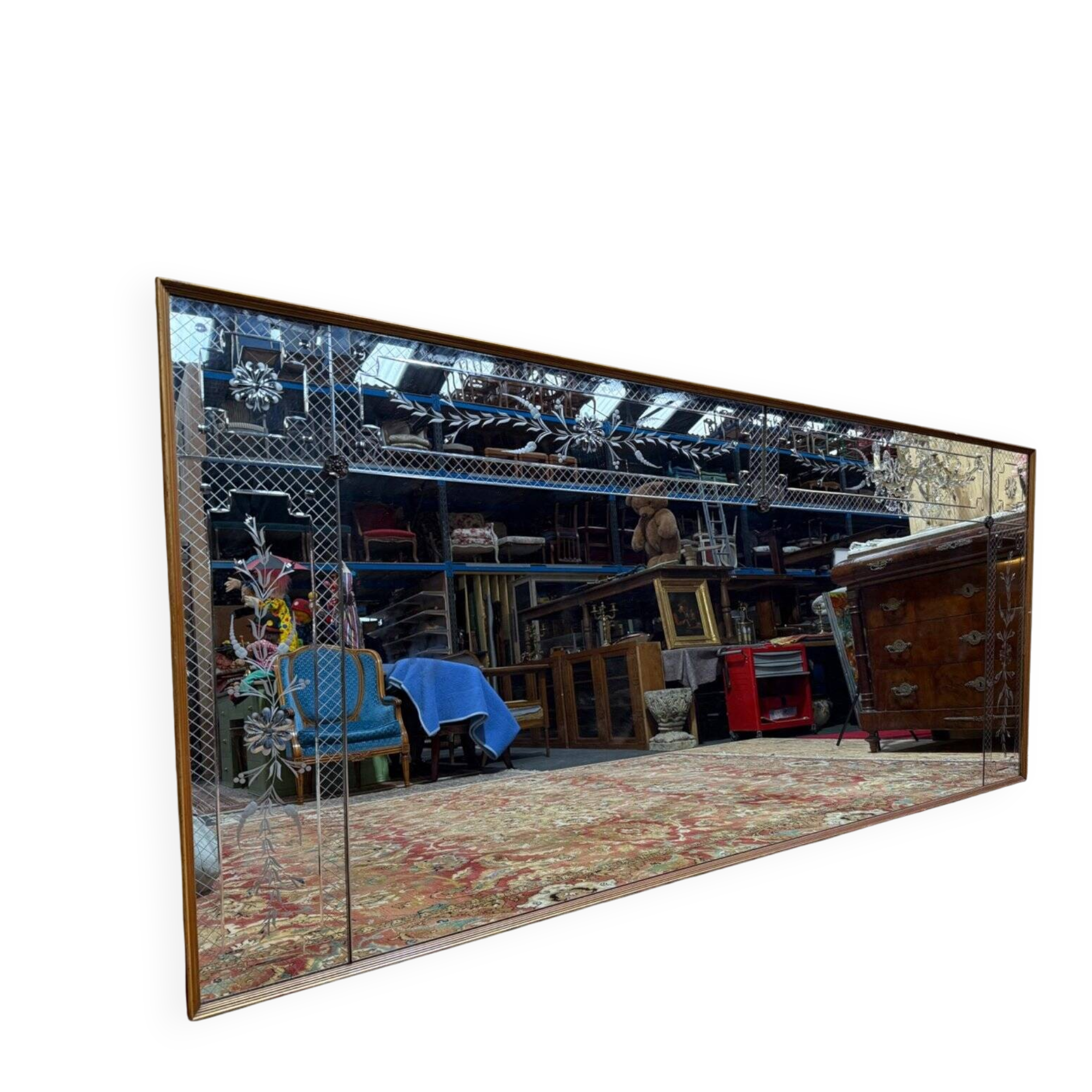 Bistro mirror - Venetian Art Nouveau style