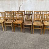 Set of 12 bistro chairs
