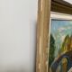 Vintage Mid Century Framed Oil Painting - Evening Walk