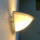 Postmodern German wall lamps from the space age by Glashütte Limburg, set of 2