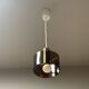 Vintage Italian Acrylic and Chrome Pendant Light, 1970s