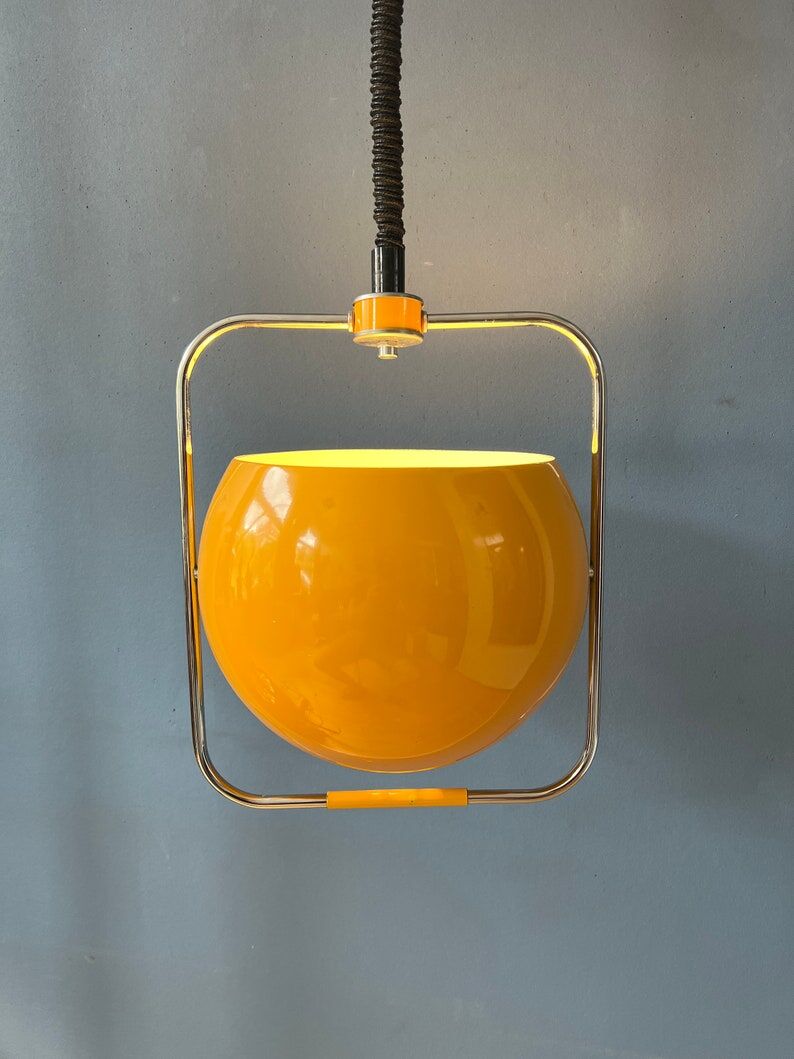 Vintage suspension GEPO | Space Age ceiling lamp | Mid-century modern lamp