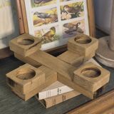 Scandinavian candle holders