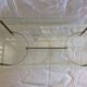 Table 60´ - 70´ low brass and glass