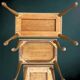 Nest of solid wood tables with cabriole legs in Louis XV style – 1950s-60s