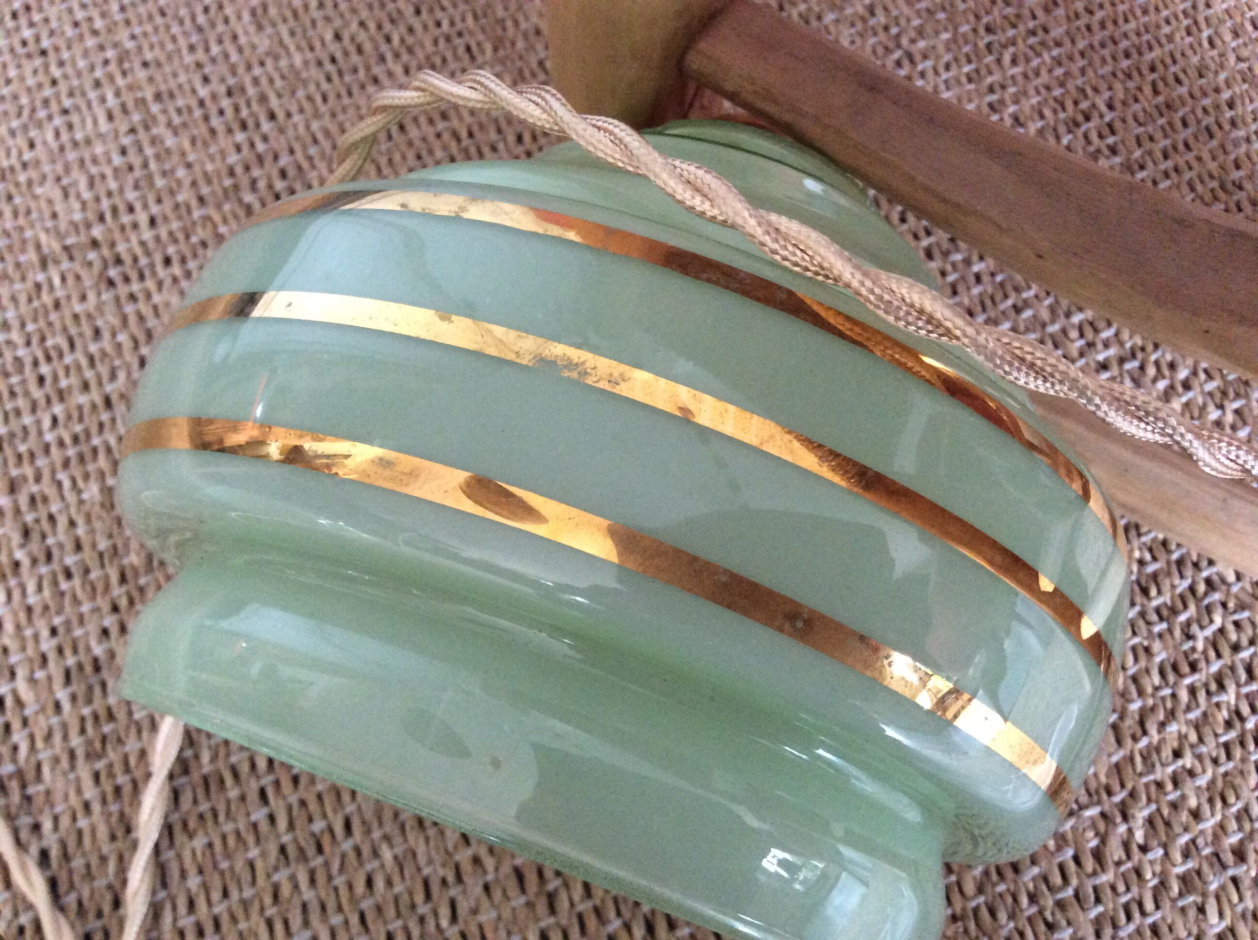 3 vintage pendant lamps