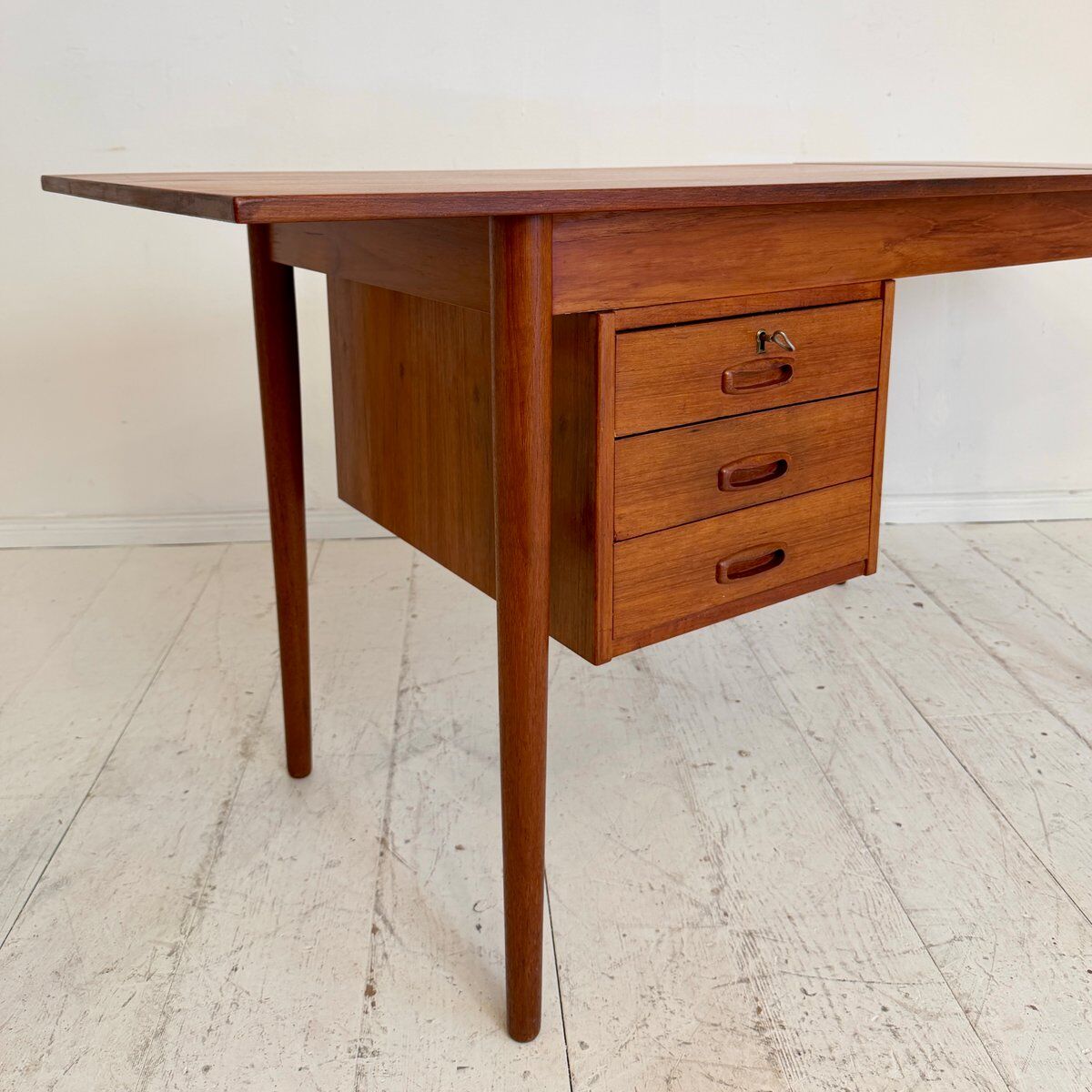 Teak Desk by Arne Vodder, Denmark, 1960s