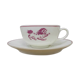 1 cup and under cup Limoges Porcelain David-Néel Benoit de Souza