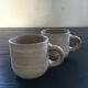 Pair of Niderviler stoneware mugs