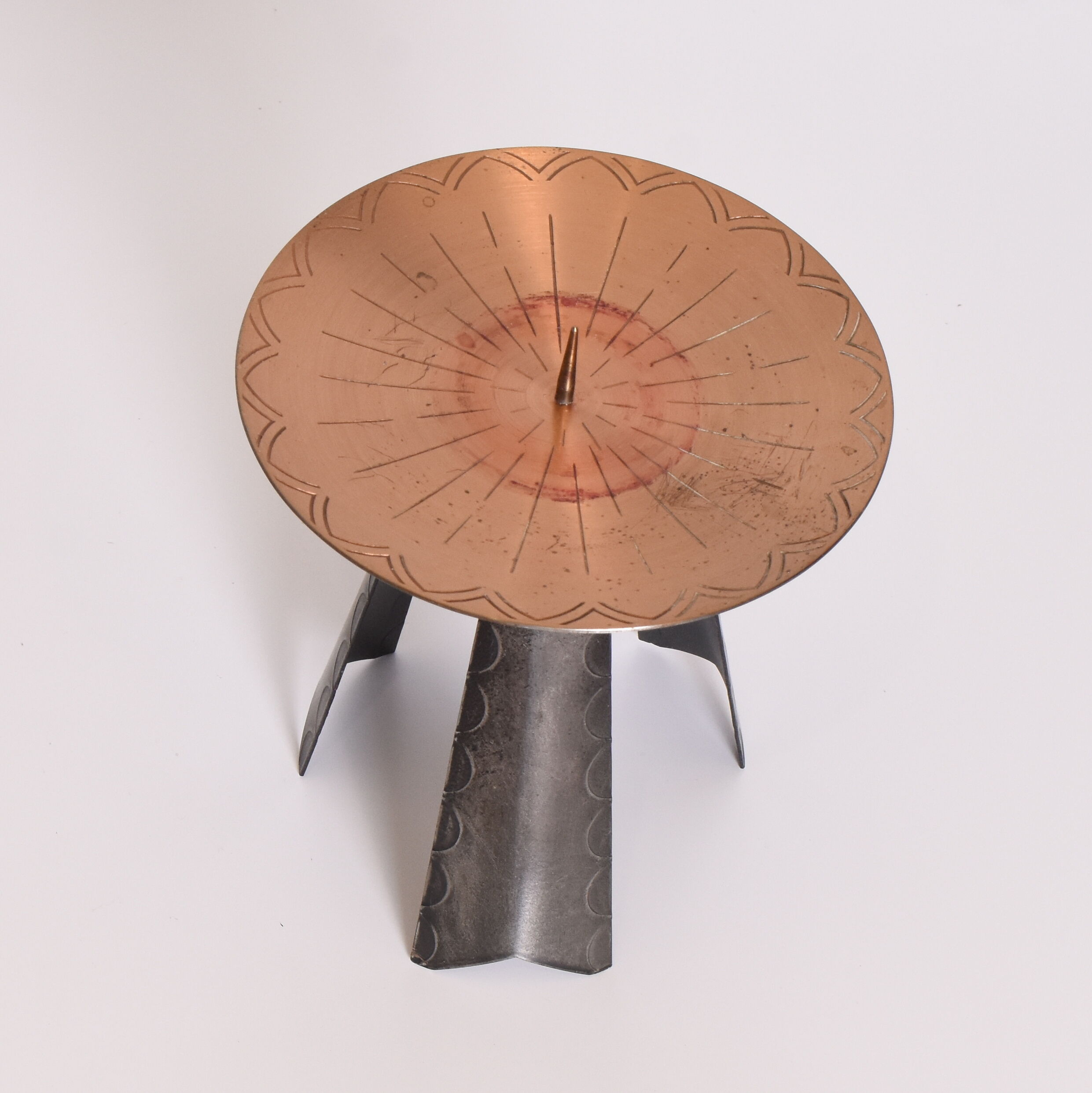 Metal candlestick, 1970s