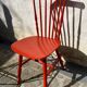 Brick red Baumann chair