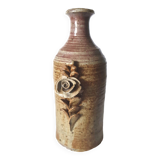 Vase soliflore en grès La Borne