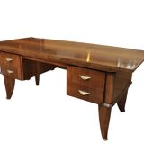 Bureau art-deco en palissandre Sanyas et Popot