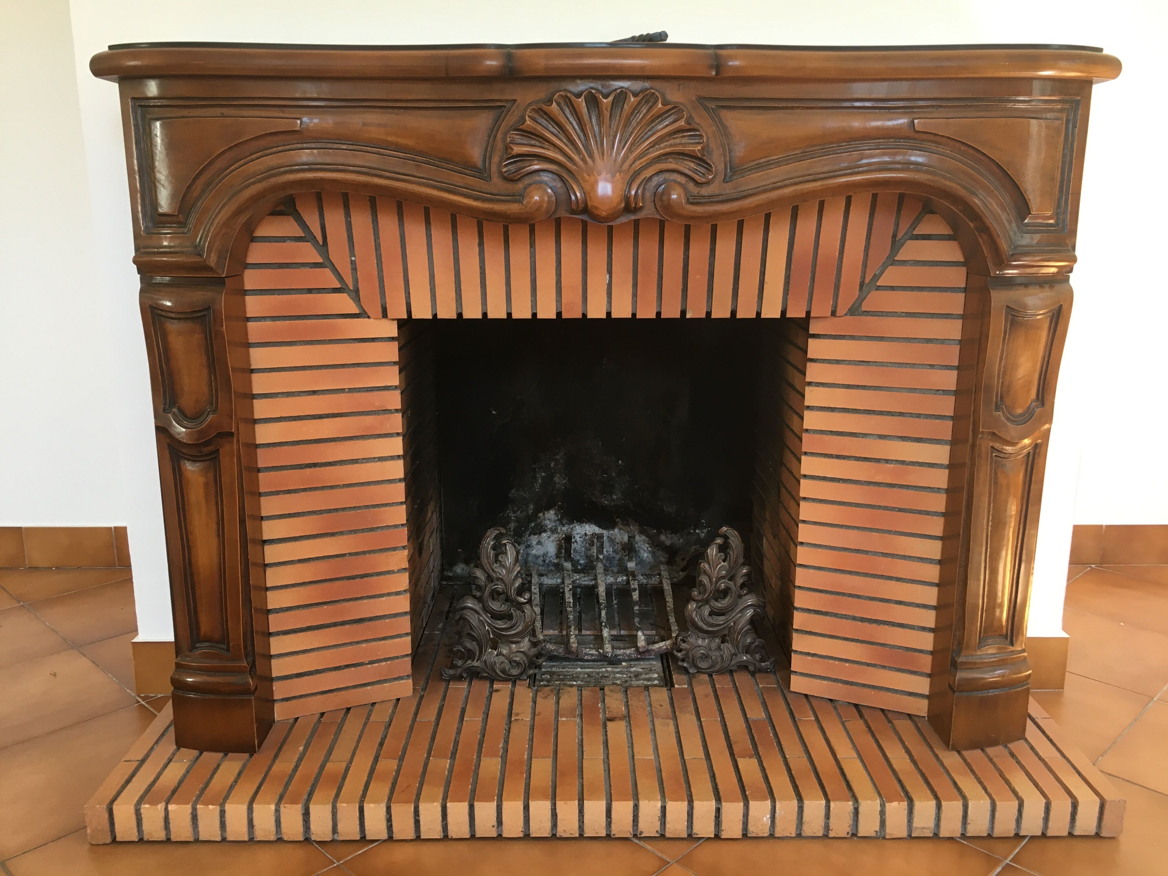 Wooden coat/chimney frame