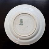 Antique ironstone plate from Saint-Amand – Guadeloupe model