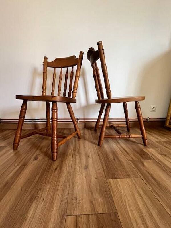Paire de chaises western