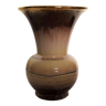 Vase flamed effect and golden collar