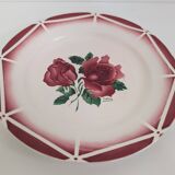 5 assiettes plates Digoin Sarreguemines