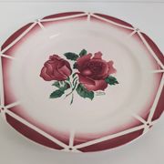5 assiettes plates Digoin Sarreguemines