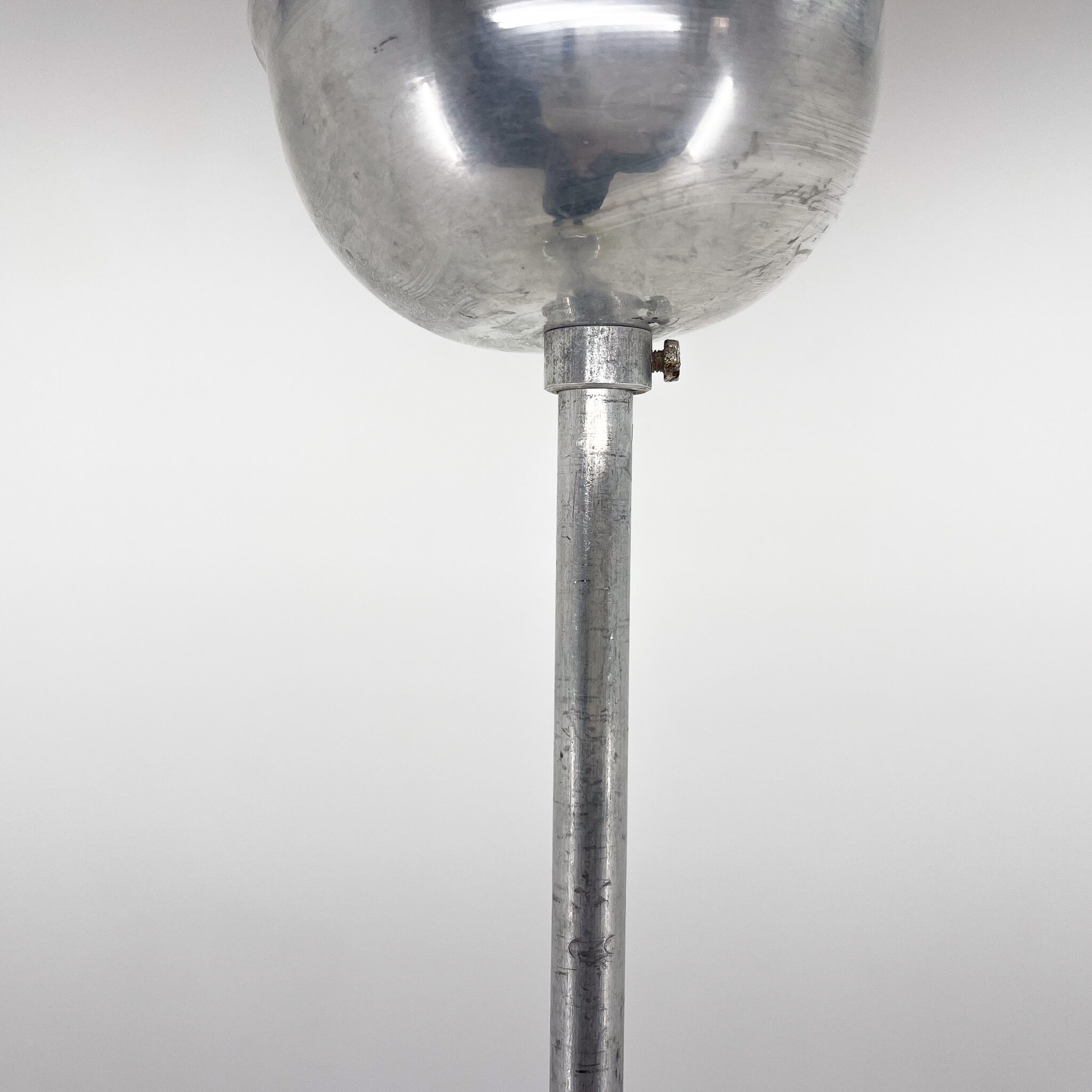 Art Deco Hand Painted Glass Pendant Light, 1930's