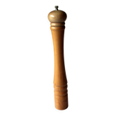 XL - high wood and metal pepper shaker - Vintage