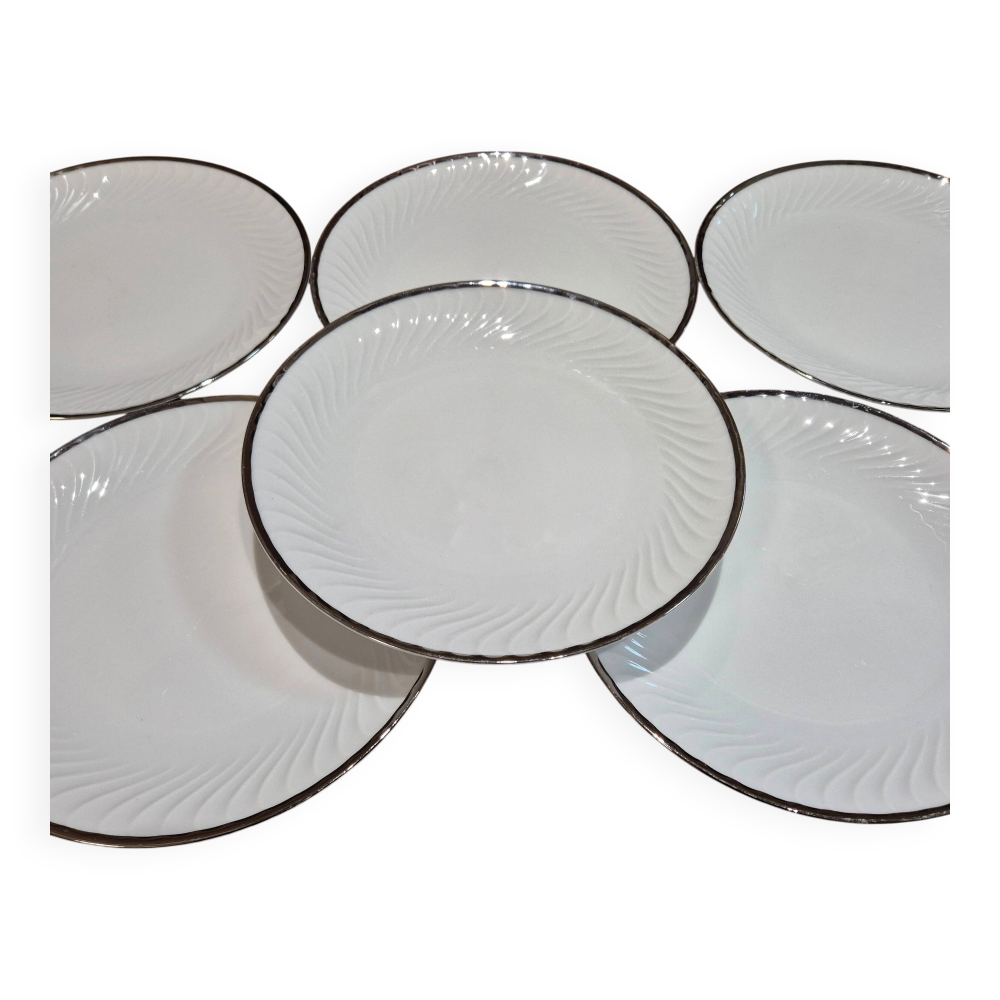 Assiette à dessert en porcelaine
