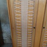 Armoire en rotin vintage
