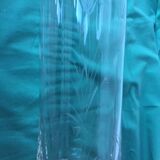 Glass vase polylobe serious pattern foliage