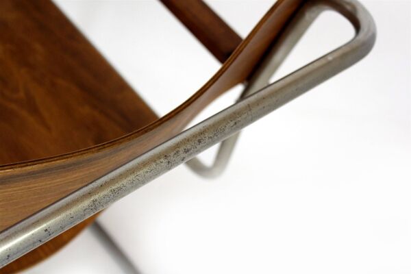 Chaise cantilever en chrome B34 restaurée de Bauhaus par Marcel Breuer, années 1930