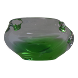 Cendrier du milieu du siècle en verre métallurgique, par Glasswork Novy Bor, années 1960.