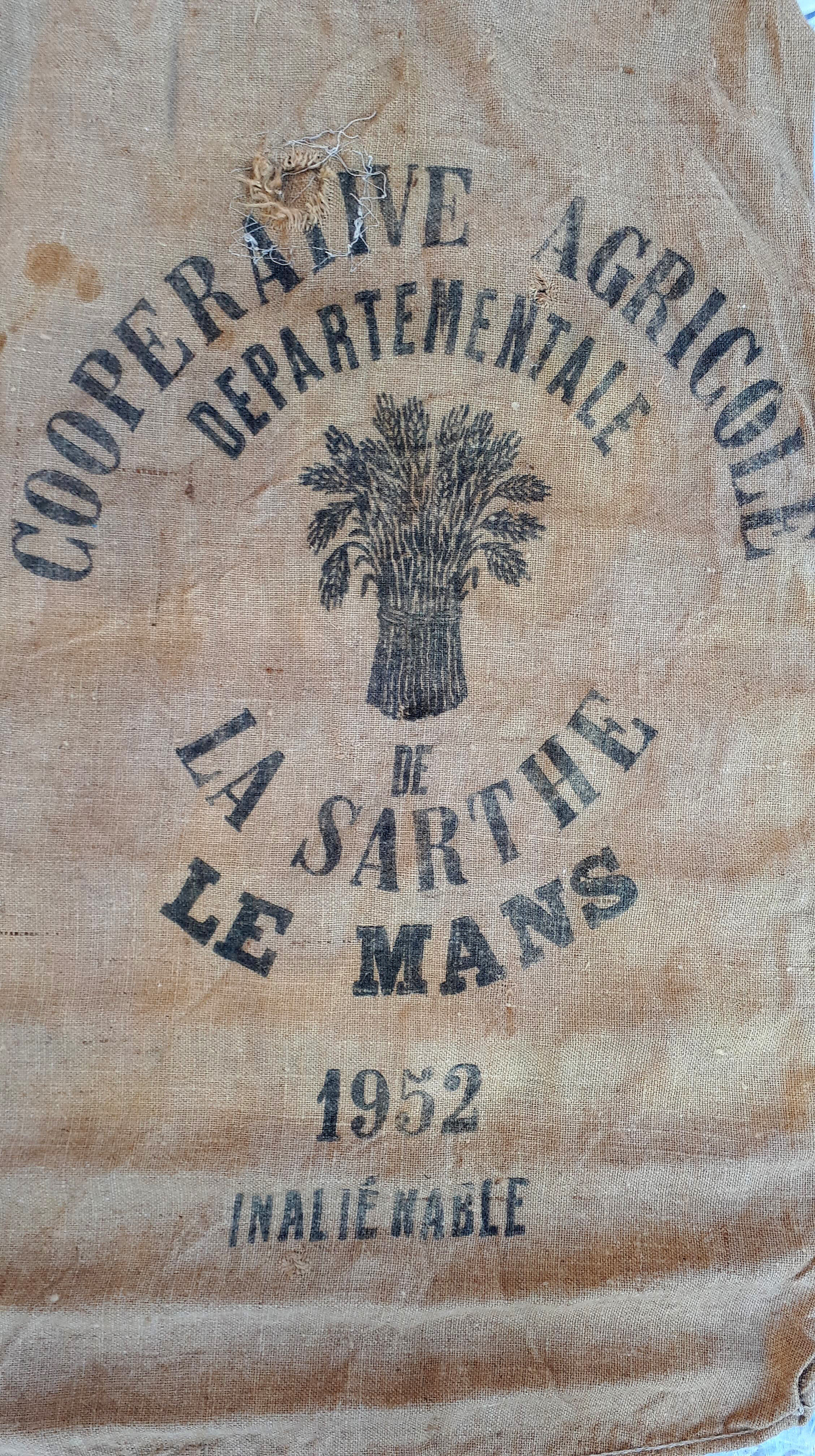 Sarthe Cooperative Burlap Bag
